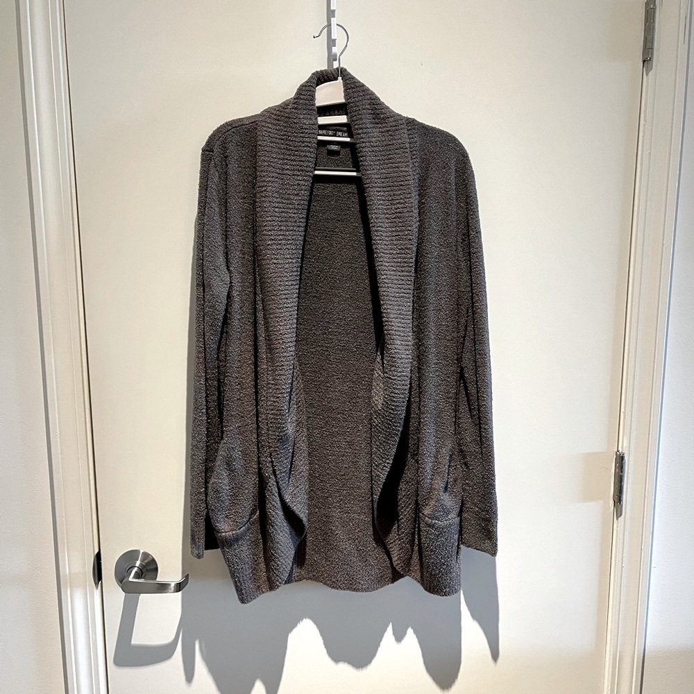 Barefoot Dreams Cozychic lite Knit Cardigan~size L/XL